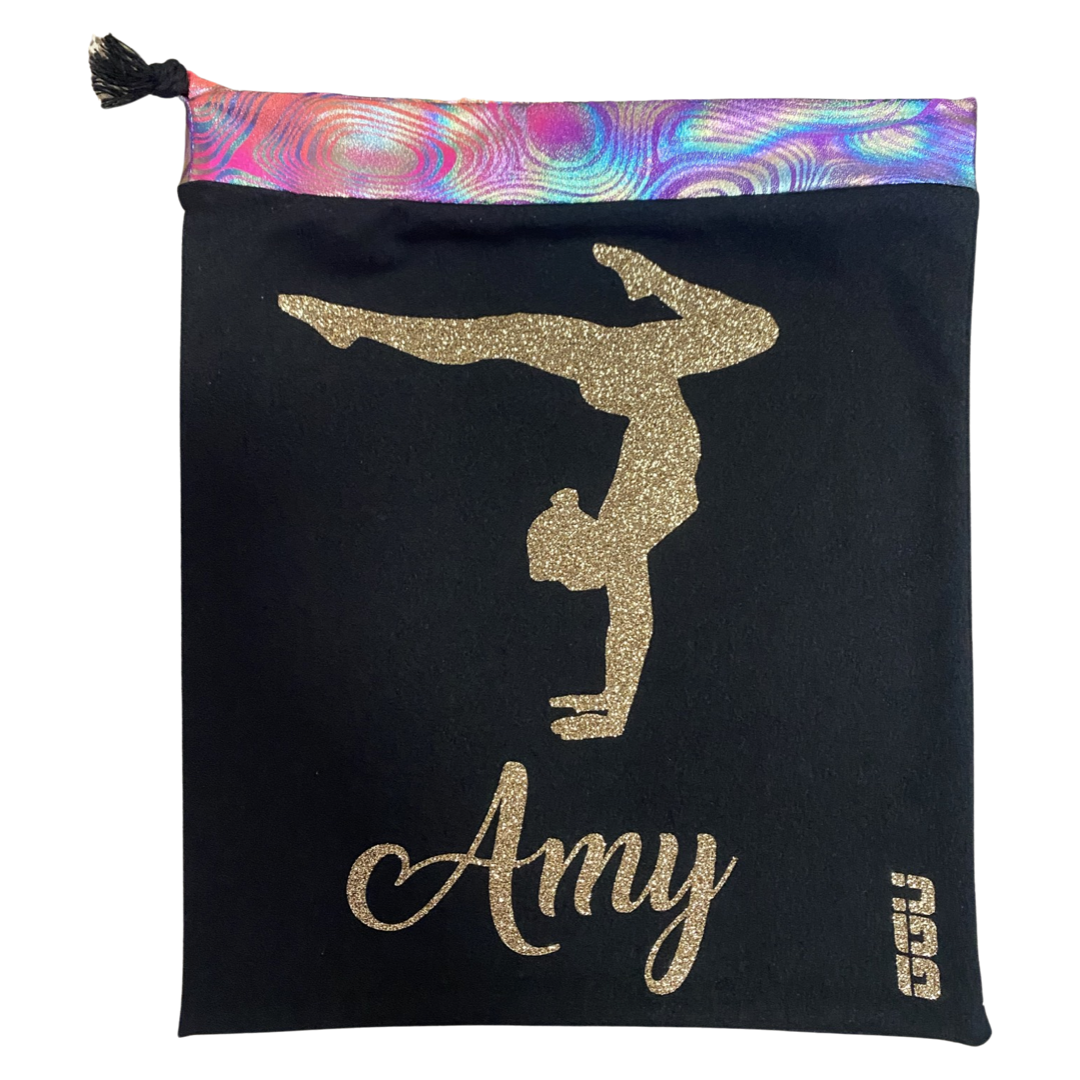 Gymnastics grip top bags personalized