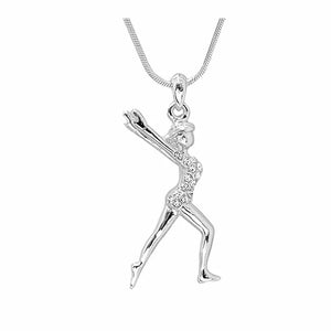 Gymnast Rhinestone Necklace