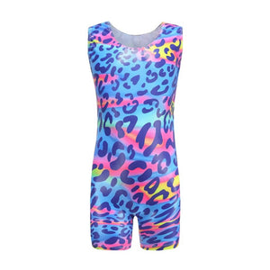 Rainbow Leopard Unitard