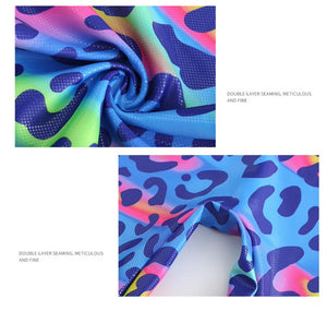 Rainbow Leopard Unitard