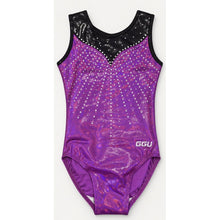 Pink and Black Crystal Cross-Over Leotard (Copy)