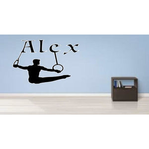 Personalised Boys' Rings Wall Sticker