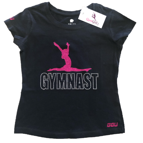 ShirtGymnastics Gymnast Splits Rhinestone T-Shirt