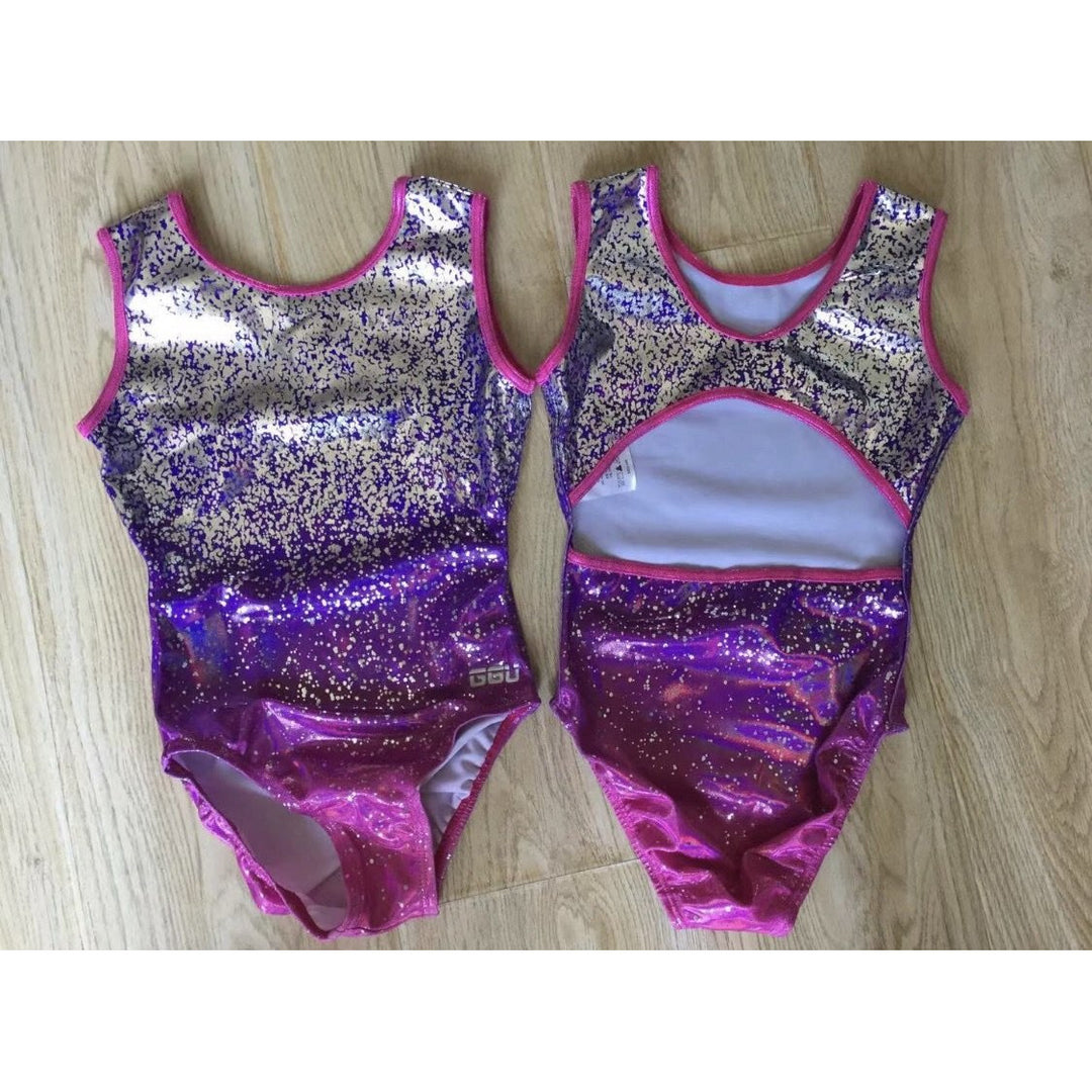 Silver and Pink Mystique Leotard – Gym Girlz United