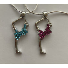 Gymnast Silhouette Necklace