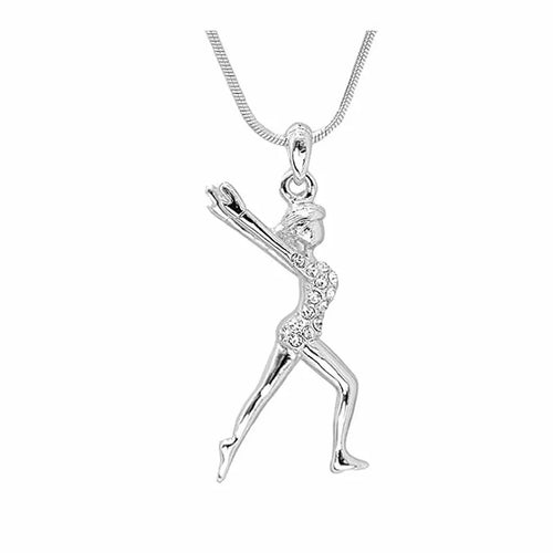Gymnast Rhinestone Necklace