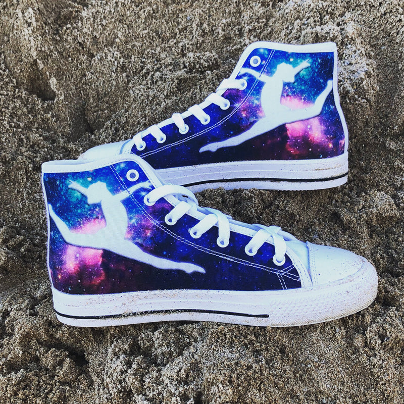 Galaxy Gymnast High top Canvas Shoe -Kids – Gym Girlz United